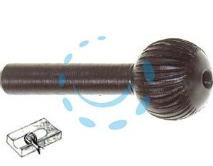 FRESA-LIMA SFERICA ROTATIVA PER FERRO - codolo mm.6 per trapano PG 426.00 - Marca PG - Cod: 17695