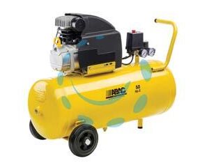 COMPRESSORE COASSIALE LUBRIFICATO A OLIO LT.50  - Marca ABAC - Cod: 49054