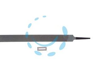 LIME PIATTE PARALLELE SENZA MANICO - 6" mm.150 taglio bastardo - Marca - Cod: 19439