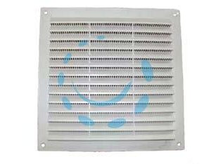 GRIGLIA AERAZIONE QUADRATA IN PLASTICA - cm.23x23 - Marca - Cod: 57523