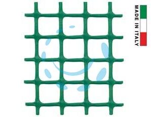 RETE IN PLASTICA QUADRA VERDE MM.20X20 - maglia mm.20x20, altezza cm.100 - Marca T-REX - Cod: 23863