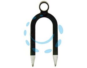 ZAPPONE BIDENTE OCCHIO TONDO "ORSATTI" - gr.900 cm.13x29h. occhio ø mm.37/39 - Marca IL CAMPO - Cod: 23573