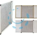 colore alluminio - rete grigia - cm.75x50h. - Cod: 98786 - 10 pz