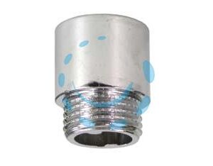 PROLUNGA MASCHIO FEMMINA OTTONE CROMATO - MF 1/2" x mm.10 - Marca - Cod: 92456