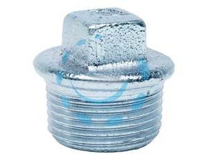 TAPPO MASCHIO CON BORDO IN GHISA ZINCATA - M 3/8" - Marca - Cod: 76333