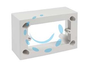 SCATOLA FONDO UNIVERSALE PER SUPPORTI E PLACCHE 3 POSTI IP30 - mm.120x45x80h.- (1723.B) - Marca MARLANVIL - Cod: 16995