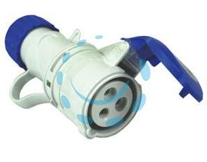 PRESA INDUSTRIALE VOLANTE ARGO BLU 2P+T CEE IP44 - 16A colore blu 71100 - Marca FANTON - Cod: 87230