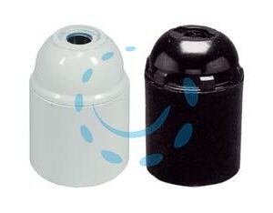 PORTALAMPADA E27 TERMOPLASTICO LISCIO - colore bianco - Marca  - Cod: 88909