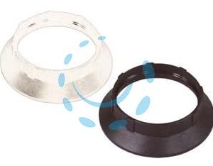GHIERA TERMOPLASTICA PER PORTALAMPADA E27 - colore bianco - Marca - Cod: 239592