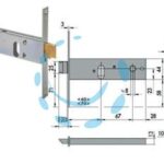 - mm.60 1 m. (44150600) frontale mm.16 - Cod: 65467 - 1 pz