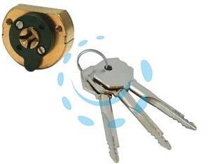 CILINDRO A CROCE CON TRE CHIAVI 700175  - Marca ISEO - Cod: 69465