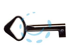 CHIAVI PER MOBILI IN ACCIAIO - mm.58x24 lunghezza gambo mm.35 - Marca MRCAS - Cod: 12140