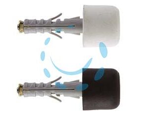 TASSELLO IN NYLON CON FERMAPORTA "SB" - SB 9/11 ø mm.9x40 in gomma nera - Marca FISCHER - Cod: 62909