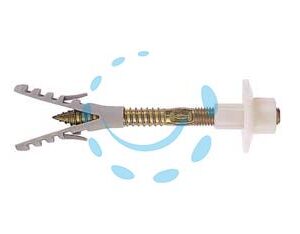 ELEMENTI DI FISSAGGIO LAVABI E SANITARI "WD" - WD 120 tass. ø mm.12, vite doppio filetto10x120 - Marca FISCHER - Cod: 63166