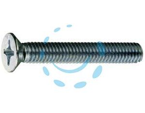 VITI PER METALLO 4.8 TESTA SVASATA PIANA - ø mm.3x10 - Marca AMBROVIT - Cod: 40419