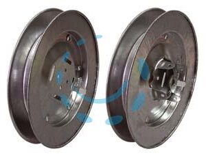 PULEGGIA CON FORO CIECO PER ASSE IN LEGNO - ø mm.200 - Marca - Cod: 3940