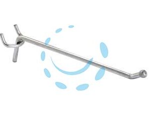 GANCIO 1 FILO PER PANNELLI FORATI CON PUNTA ANTINFORTUNISTICA - ø mm.3,8x3,8x60 l. - Marca  - Cod: 341998