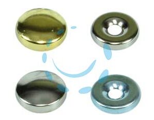 BORCHIE COPRIVITI BOMBATE - ø mm.12 ottone lucido - Marca - Cod: 209830