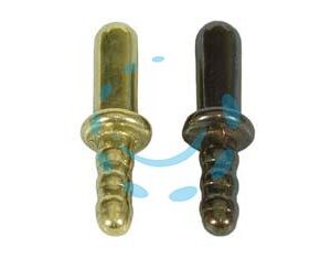 INCONTRO A TERRA PER PINZA FERMAPORTA - ø mm.8x45h. in ottone lucido - Marca  - Cod: 8815