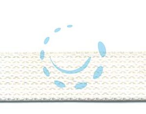 CINTINO NYLON BIANCO PER AVVOLGIBILI - mt.50x mm.22h. in rotolo gr.23 per metro - Marca  - Cod: 3438