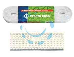 CINTINO NYLON BIANCO PER AVVOLGIBILI IN MATASSINE - mt.5,5x mm.22h. in matassina gr.23 per metro - Marca  - Cod: 3544