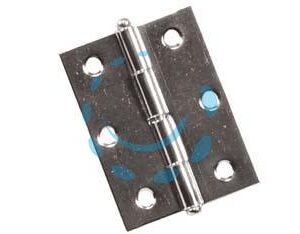 CERNIERE CON PERNO SFILABILE IN ACCIAIO NICHELATO - mm.40x35 - Marca  - Cod: 7405
