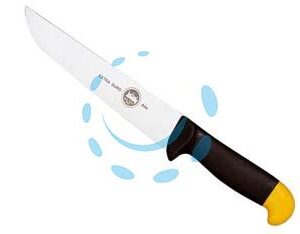 COLTELLO DA MACELLAIO LARGO SERIE 804 - cm.18 - Marca DUEBUOI - Cod: 9294