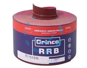 CARTA RESINATA AL CORINDONE RRB CON VELCRO - grana 40 - Marca  - Cod: 11464