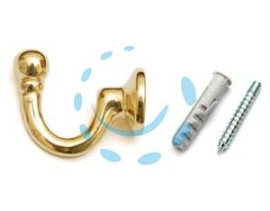 GANCI RACCOGLITENDA GRANDI ORO - mm.37 - Marca  - Cod: 24969