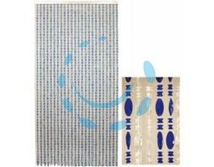 TENDA ANTI MOSCHE CORALLO BLU-CRISTALLO - 96 fili cm.120x230h. - Marca VETTE - Cod: 25881