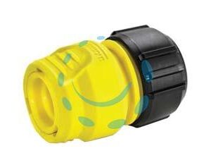 RACCORDO RAPIDO UNIVERSALE CON PORTAGOMMA - per tubi da 1/2"-5/8"-3/4" - sfuso (26452010) - Marca KARCHER - Cod: 64750