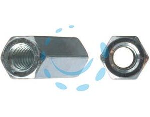 MANICOTTO ESAGONALE DI GIUNZIONE FILETTATO ZINCATO - M 5 ø mm.8x20 - Marca AMBROVIT - Cod: 27533
