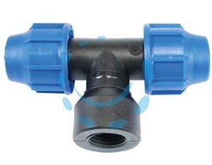 RACCORDO A COMPRESSIONE "TI" FILETTO FEMMINA PN16 - ø mm.16x16x F 1/2" - Marca  - Cod: 129251