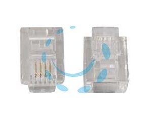 SPINA MODULARE PASSO 6/4 RJ12 TRASPARENTE - Marca - Cod: 37181