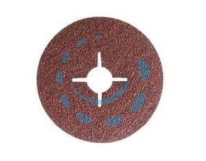 DISCHI ABRASIVI FIBRATI PER FERRO - ø mm.115 foro 22,23 per ferro grana 16 - Marca GRINDING - Cod: 49801