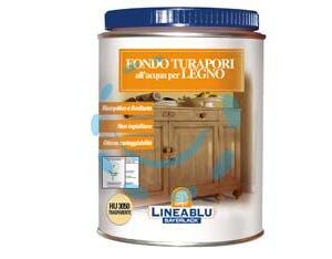 FONDO TURAPORI ALL'ACQUA PER LEGNO - HU 3050 trasparente ml.750 - Marca SAYERLACK - Cod: 58179