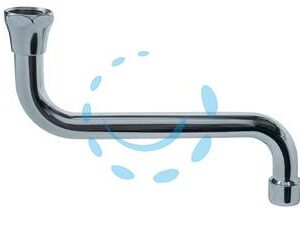 CANNA LAVELLO "S" IN OTTONE CROMATO - cm.20 x ø mm.18 - Marca - Cod: 58391