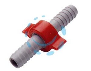RACCORDI PORTAGOMMA DI CONGIUNZIONE 3 PEZZI IN PLASTICA - ø mm.12 (3001S) - Marca IPIERRE - Cod: 60356