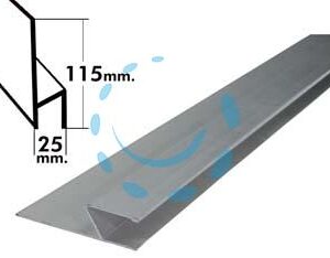 STADIE PROFILO "H" IN ALLUMINIO - cm.150h. - Marca  - Cod: 68079