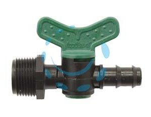 VALVOLA CILINDRO MASCHIO E PORTAGOMMA IN POLIPROPILENE - ø mm.16x  M 1/2" - Marca  - Cod: 72694