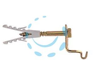 MENSOLE DI FISSAGGIO PER PIASTRE RADIANTI "TF" - TF 2 gola mm.4 tassello ø mm.10 - Marca FISCHER - Cod: 82723
