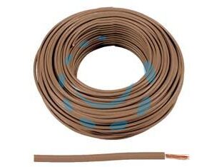 CAVO ELETTRICO UNIPOLARE ANTIFIAMMA MARRONE FS17 - 1x mmq.1,5 colore marrone - Marca  - Cod: 90490