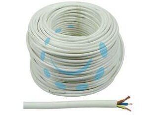 CAVO ELETTRICO MULTIPOLARE SIMILGOMMA BIANCO H05VV-F - 3x mmq.1 colore bianco - Marca  - Cod: 90605