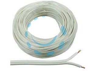 CAVO ELETTRICO BIPOLARE BIANCO H03VVH2-F - 2x mmq.0,75 colore bianco - Marca  - Cod: 92005