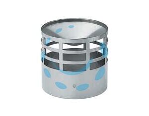 TERMINALE DI SCARICO IN ACCIAIO INOX PER STUFE A PELLET - ø cm.8 - Marca  - Cod: 97352