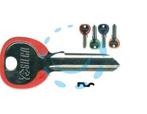 CHIAVI PER CILINDRI CISA 5 SPINE GRANDI CS206DZ - CS206DZ DX silky 4 colori assortiti - Marca SILCA - Cod: 99585