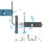 - mm.60 interasse mm.47 (390) frontale mm.16 - Cod: 110587 - 1 pz