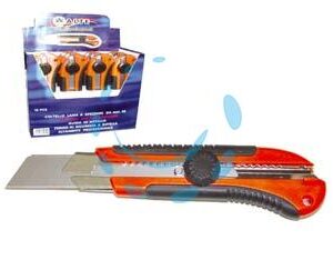 CUTTER PROFESSIONALE CON BLOCCAGGIO A ROTELLA LAMA MM.25  - Marca ALTE - Cod: 104081