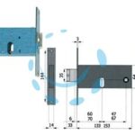 - mm.60 interasse mm.47 (380) - Cod: 110433 - 1 pz
