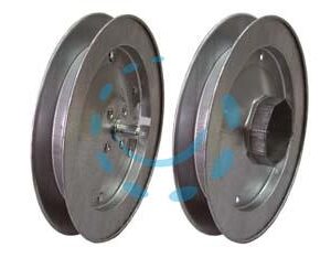 PULEGGIA CON CALOTTA PER AVVOLGIBILI RULLO OTTAGONALE - ø mm.220 - Marca  - Cod: 110655
